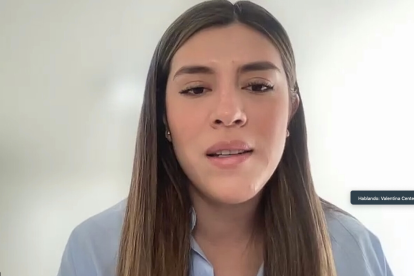 Valentina Centeno, de 28 años, dice que trabajará y estudiará como el resto de jóvenes del país.