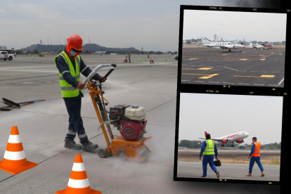 Dos cierres programados de pista afectarán la operatividad del aeropuerto José Joaquín de Olmedo.