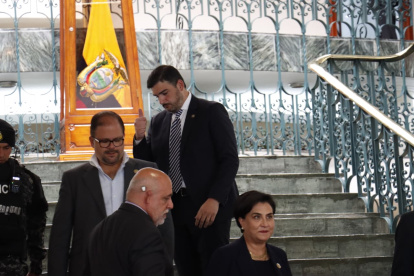 Los alcaldes de Quito, Guayaquil y Cuenca presentaron diagnósticos de seguridad de sus territorios. En la imagen, Aquiles Álvarez, primer edil del Puerto Principal.
