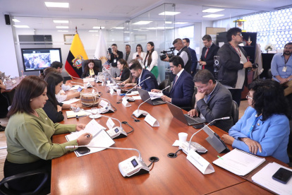 Asamblea. Los correístas votaron en contra de los rubros aprobados.