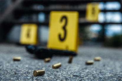 Más de 40 indicios balísticos fueron recabados por la Policía en la escena del crimen. Imagen referencial.