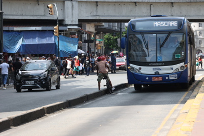 Una unidad de la Metrovía.