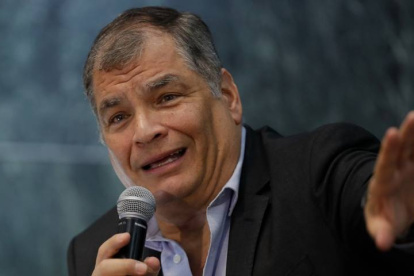 El expresidente Rafael Correa respondió a las recientes declaraciones presentadas por la fiscal Ana Hidalgo.