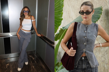 Cristina Wagner y Natalia Regge disfrutan usar distintos tipos de gafas.