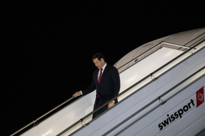 El secretario de Estado de EE.UU., Marco Rubio, arribó a Quito la noche de este miércoles 3 de septiembre