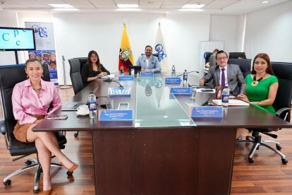 El Pleno del CPCCS es presidido por Andrés Fantoni.