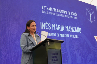 La ministra Inés Manzano emitió un pronunciamiento oficial sobre el proyecto Loma Larga señalando que es  una "realidad ineludible".
