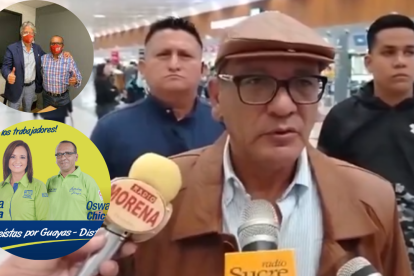 Oswaldo Chica, en el 2017 fue asambleísta suplente del correísmo. Luego ha mantenido buenas relaciones con otros gobernantes.