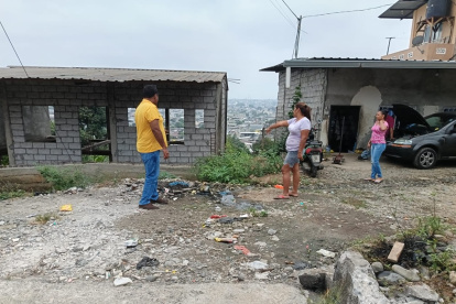 Los habitantes de este sector claman por obras al Municipio.