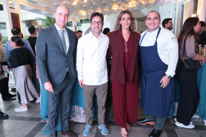 Miguel Eugene, Santiago Granda, Tahíz Panus y Miguel Ponce.