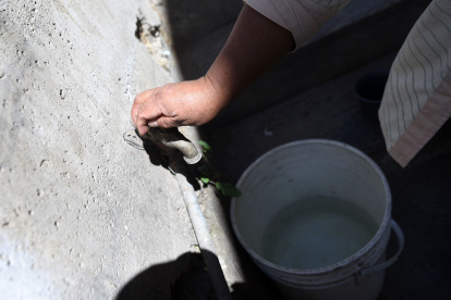 Cortes. En el sector de San José de Pomasqui los cortes de agua son recurrentes.