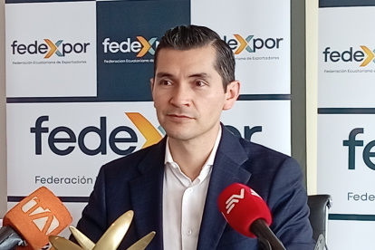 El presidente de la Federación Ecuatoriana de Exportadores, Xavier Rosero.