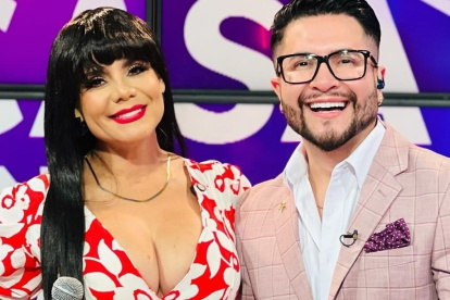 Sofía Caiche junto a Jorge Heredia.