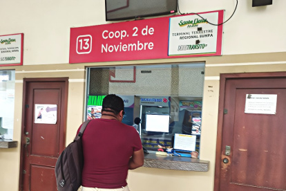 La cooperativa 2 de Noviembre dejó de operar en Santa Elena por amenaza de extorsión