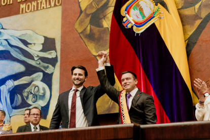 Niels Olsen respalda al presidente Daniel Noboa en el proceso de consulta popular 2025.