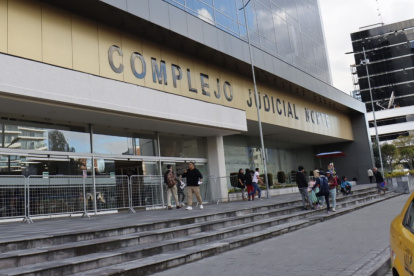La audiencia del caso Manduria coimas, una causa derivada de Odebrecht, se instaló en el Complejo Judicial Norte de Quito.