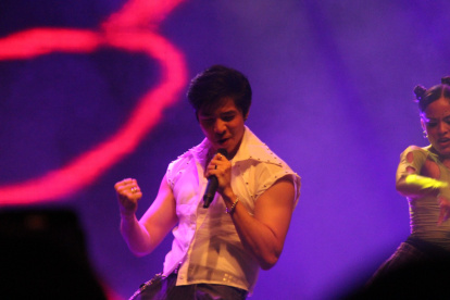 Ren Kai en su primer concierto en Guayaquil.