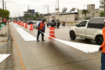 Desde este lunes 8 de septiembre se intensifican los trabajos en la Juan Tanca Marengo.