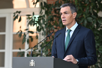 El presidente del Gobierno español, Pedro Sánchez.