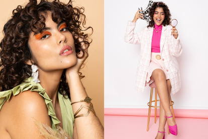 Valeska tiene 20 años y crea contenido para impulsar la moda de segunda mano.