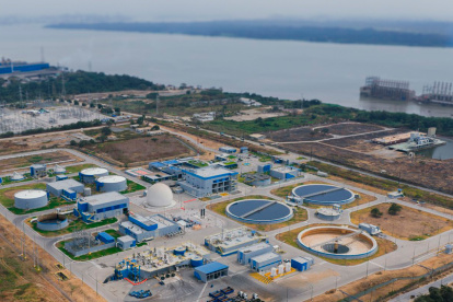 La Planta de Tratamiento de Aguas Residuales fue inaugurada en Guayaquil, en 2024.