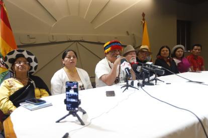 El presidente de la Conaie Marlon Vargas ratificó que las resoluciones del VIII Congreso de la Conaie se respetarán.