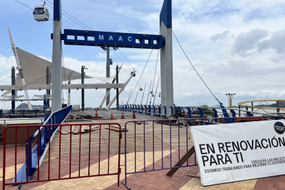 Se estima que a final de septiembre, el puente de ingreso a la plataforma del MAAC esté listo.
