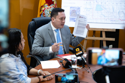 Cristian Zamora, alcalde de Cuenca, anunció que se revertirá el catastro del terreno que le pertenece a la empresa canadiense Dundee Precious Metals Ecuador.