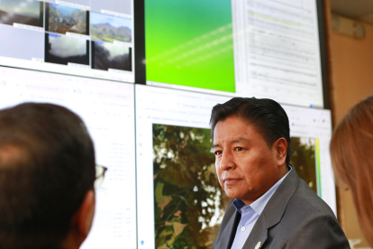 En Fabián Iza se poseciocó como alcalde de Rumiñahui el 14 de mayo de 2023.