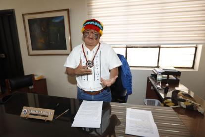 El presidente de la Conaie Marlon Vargas habla de la posición de la organización frente al Gobierno y el extractivismo.