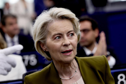 La presidenta de la CE, Ursula von der Leyen.