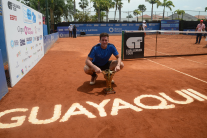 El argentino Federico Gómez, campeón del Challenger Ciudad de Guayaquil 2025.