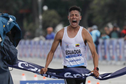 David Hurtado es uno de los principales favoritos de Ecuador en la marcha.