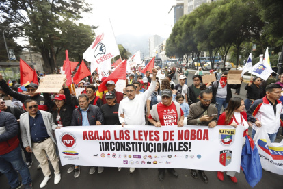 La UNE será una de las organizaciones sociales que encabezará la marcha contra el Gobierno de Daniel Noboa.