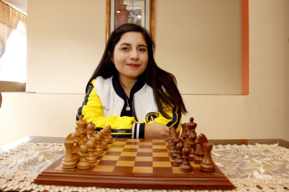 La deportista clasificó este año al mundial de ajedrez. Es la primera ecuatoriana en clasificar en dos ocasiones.