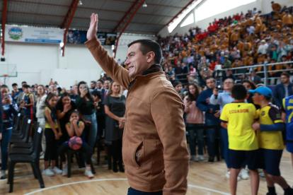 El presidente de la República Daniel Noboa se refirió al proyecto minero en Azuay.