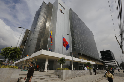 Fachada del edificio del Consejo de la Judicatura, en Quito.