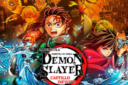 Afiche oficial de Demon Slayer: Infinity Castle – Part 1: Akaza Returns, que marca el inicio del final de la saga.