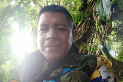 Alias El Indio, cabelluda de Frente Iván Ríos, disidente de las FARC.