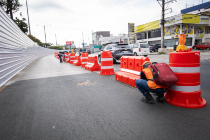 Los trabajos ya se realizan en la Juan Tanca Marengo.