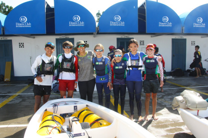 Parte de la delegación brasileña que se destacó con gran autoridad.