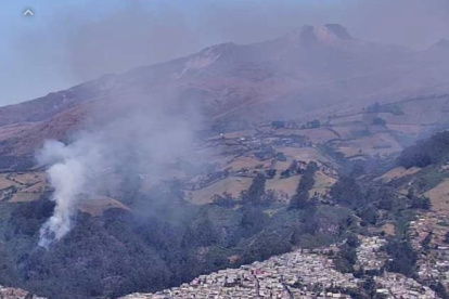 Una quema de desechos originó el incendio forestal en la zona de protección de San Juan.