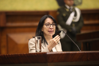 La vocal Solanda Goyes recientemente enfrentó un juicio político iniciado por el oficialismo.