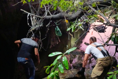 El hecho movilizó a elementos del Cuerpo de Bomberos.