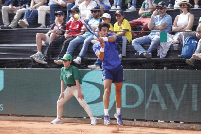 El tenista Andrés Andrade le dio el último punto a Ecuador en la serie de Copa Davis ante Bosnia Herzegovina
