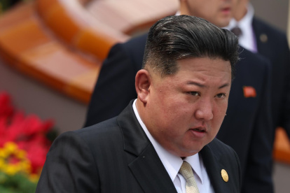 Foto del líder norcoreano, Kim Jong-un.