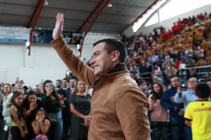 El presidente Daniel Noboa trasladó temporalmente la sede del Ejecutivo a Latacunga.