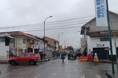 La marcha por el agua contará con un fuerte contingente de seguridad por parte de diferentes instituciones locales.