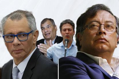 El precandidato presidencial colombiano, Daniel Quintero y Rafael Correa tuvieron una videollamada un día antes del anuncio de nacionalidad colombiana a Jorge Glas.