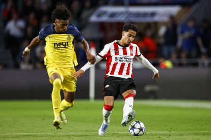 Kevin Rodriguezfue pieza importante este martes 16 de septiembre en Union Saint-Gilloise ante el PSV.